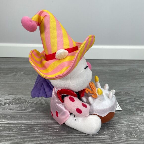 Final Fantasy Moogle 30th Anniversary Birthday Cake Plush Square Enix Japan NEW - Picture 5 of 12